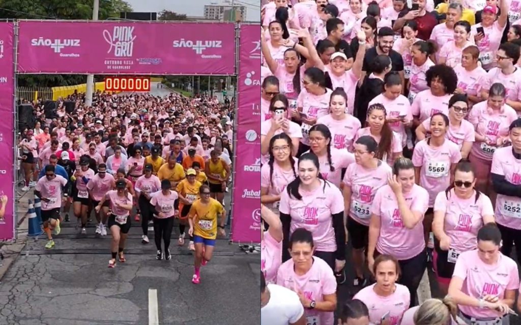 PINK GRU, corrida organizada pela Endorfina Esportes, em Guarulhos